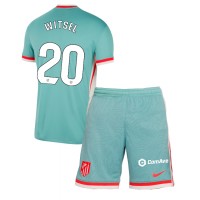 Atletico Madrid Axel Witsel #20 Vonkajší Detský futbalový dres 2024-25 Krátky Rukáv (+ trenírky)